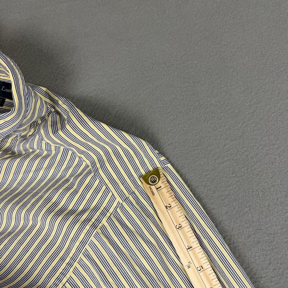 Lot of 3 Ralph Lauren Classic fit + Custom Mens XXL 2XL Blue Stripe Button Down - Picture 9 of 15